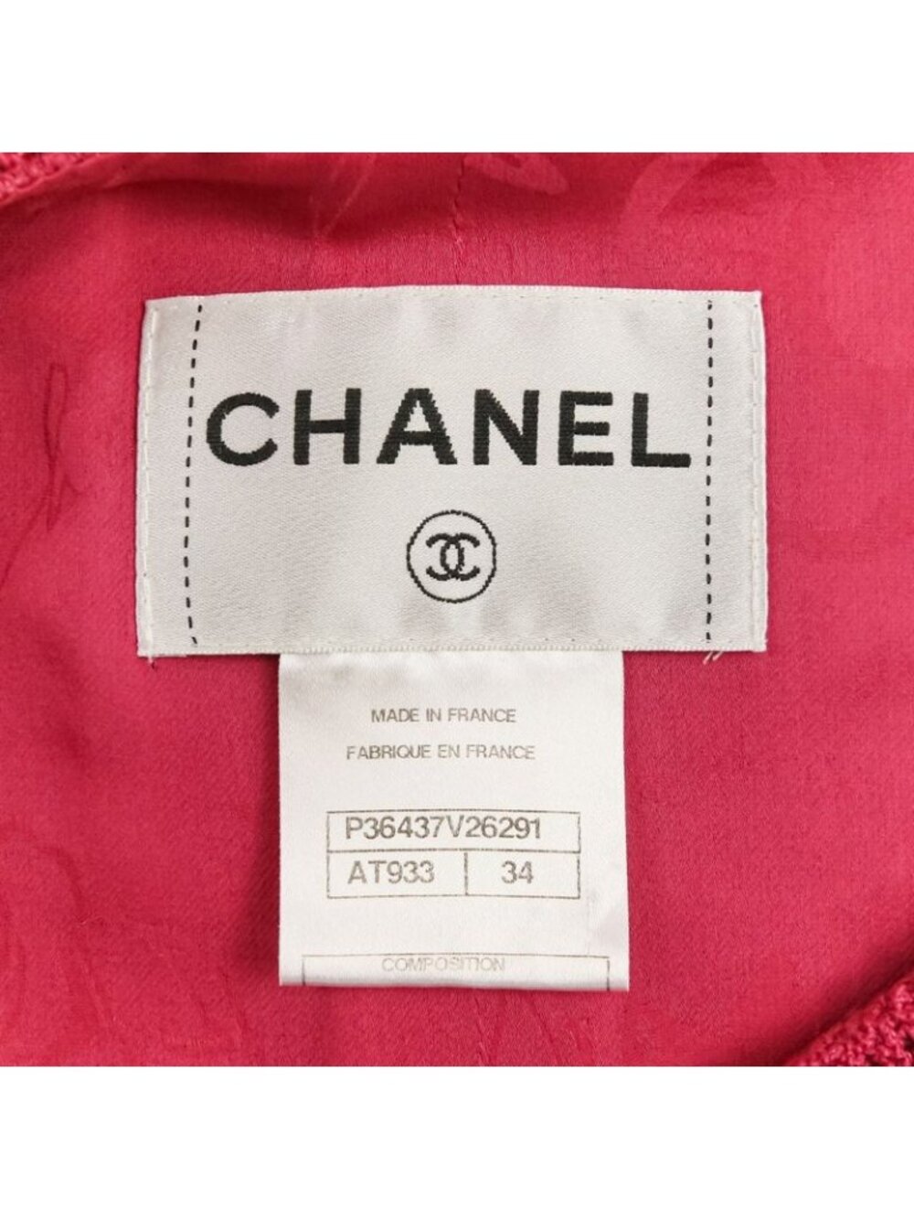 ★SOLD★ Chanel Camellia Cosage Tweed Jacket 34 Pink - Picture 12 of 15